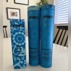 AMIKA HYDRO RUSH SHAMPOO & CONDITIONER & DREAM ROUTINE OVERNIGHT TREATME…